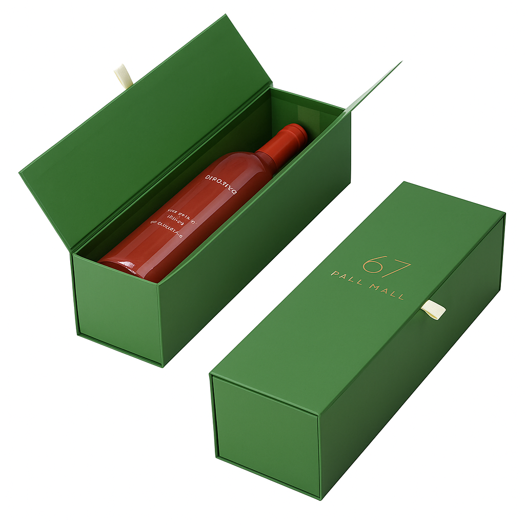 Embalagem para vinho(Caixa de Luxo para Bebidas)