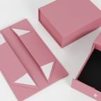 Caixa de Presente Dobrável com Fecho Magnético