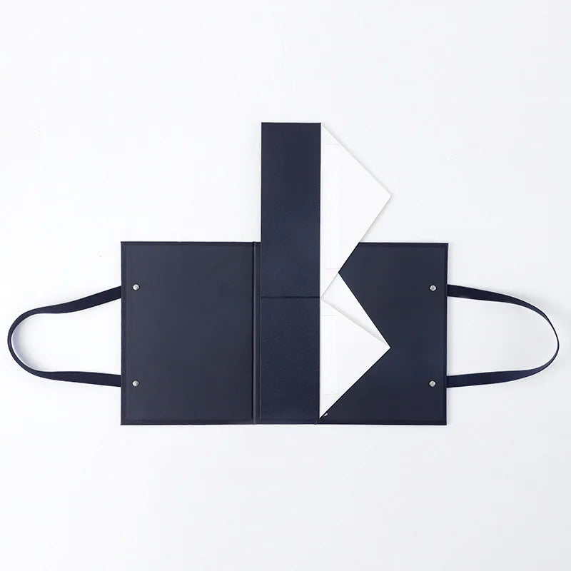 Sacola rígida com fecho magnético e alça