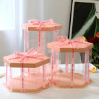 (Caixa de Bolo Transparente)