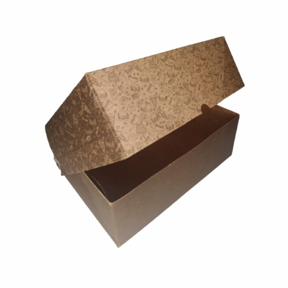 Embalagem Lanche Hamburguer - 100 UNIDADES