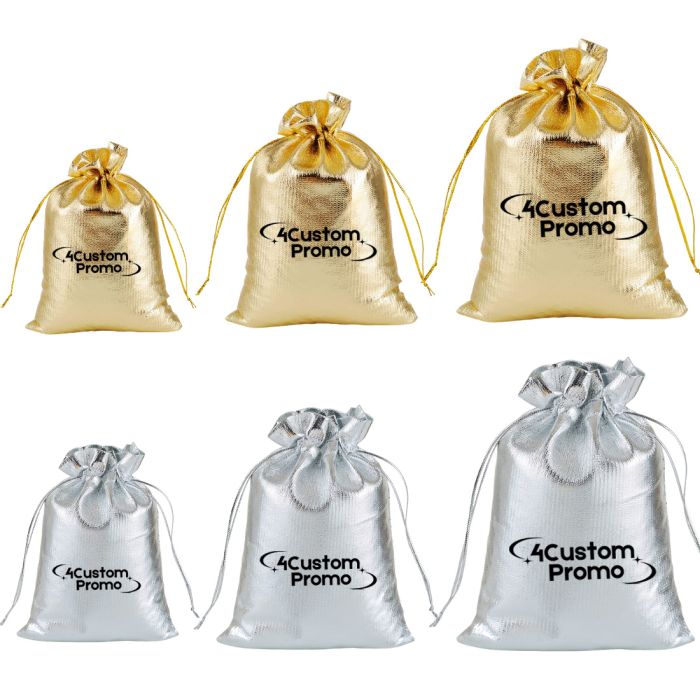 Wrapped (KIT C/150 UNIDADES ) Metallic Gold & Silver